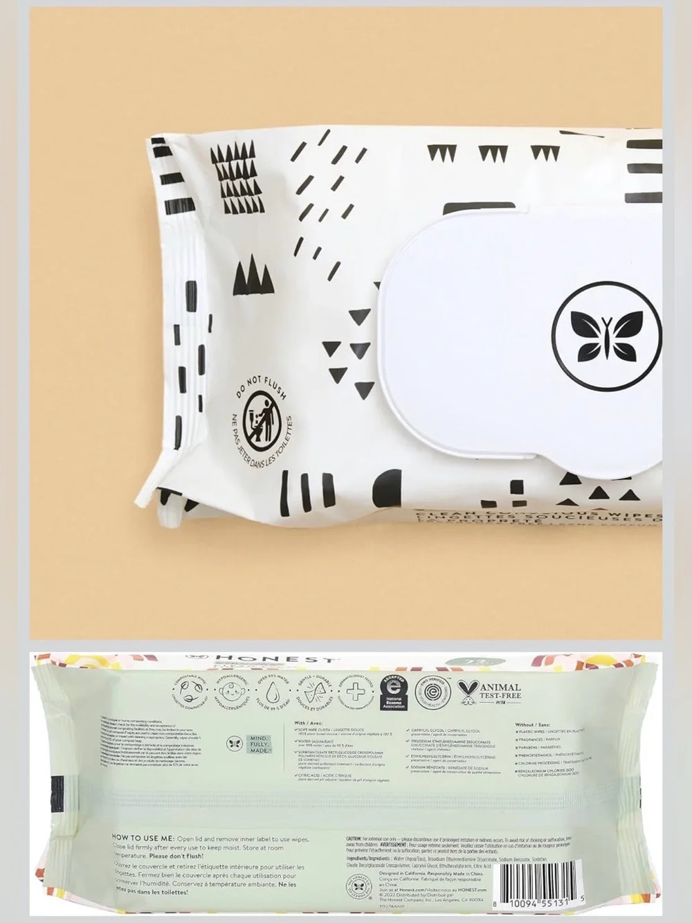 The Honest Company Multi-Use Wipes (8 Pack) NEW